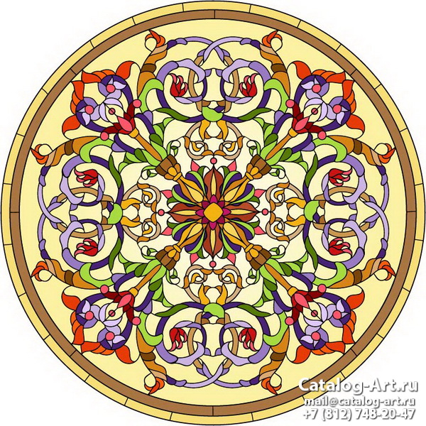 Printing images - Stained-glass - ceilings design